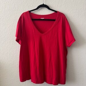 NWOT Old Navy Women's Red V-Neck Top